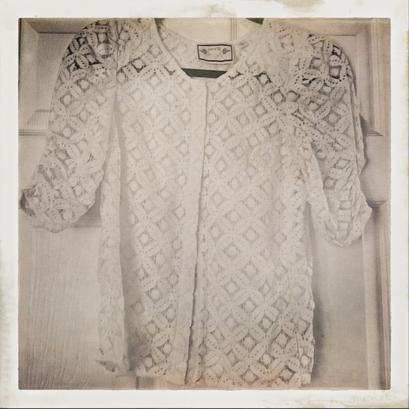 🌴Vintage style Lace Blouse by Two of Us from Anthropologie - Picture 4 of 4
